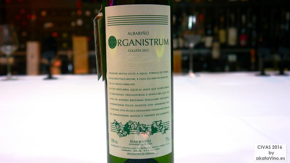 Organistrum Martín Códax Top 10 Mejores Vinos en España akatavino Civas 2016