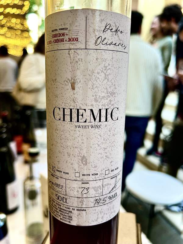 CHEMIC Sweet Wine Pero Olivares IX Encuentro Profesional Vadevinos