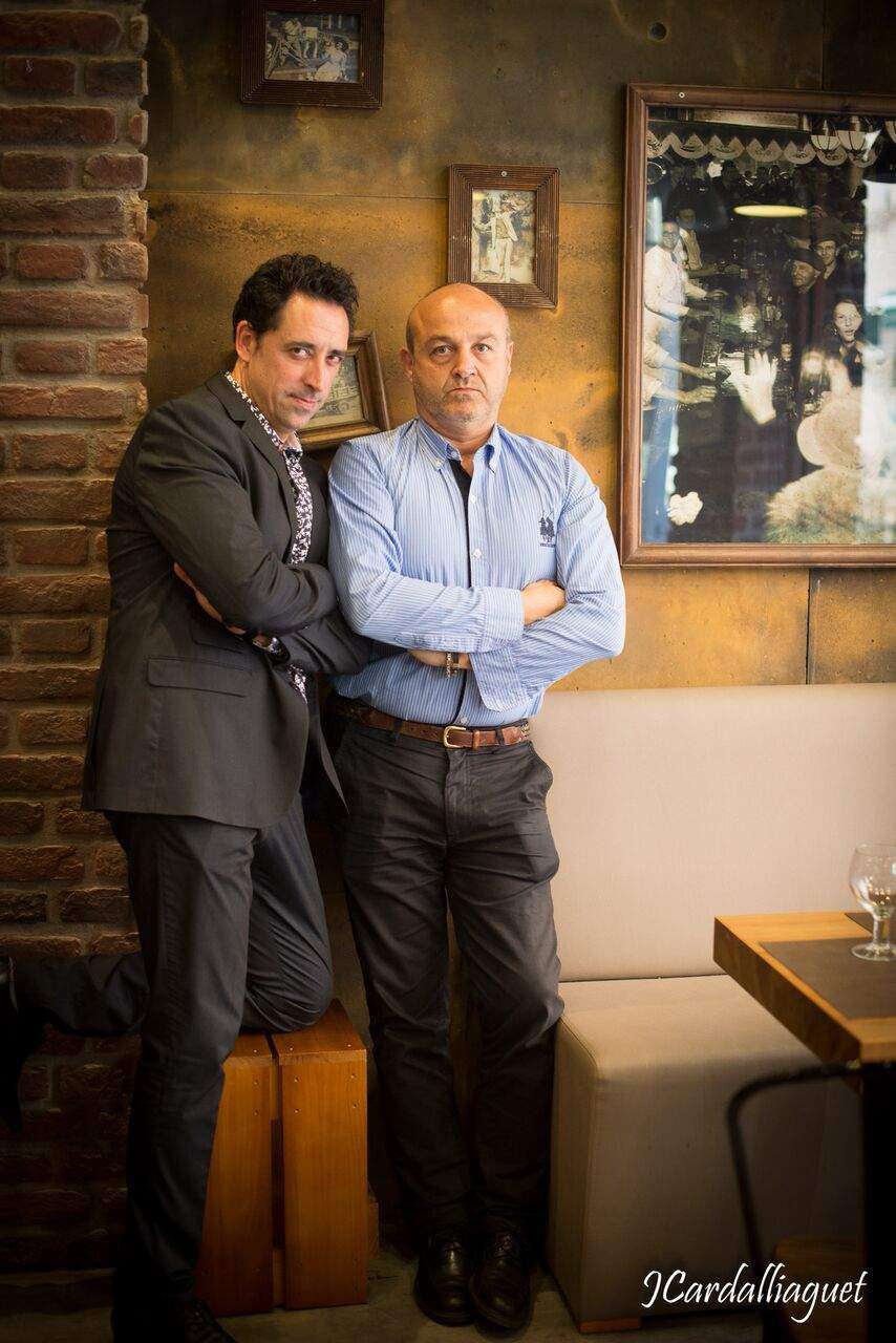 Antonio Jesús Pérez Reina y Joaquín Cardalliaguet Cata Birra Baladin Central Beers © Joaquin Cardalliaguet para akataVino (19)