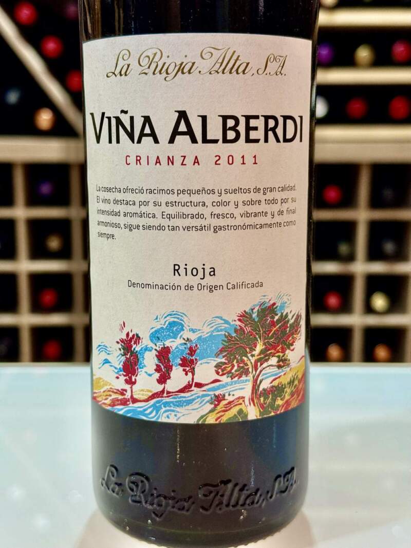 Cata Vertical Viña Alberdi La Rioja Alta