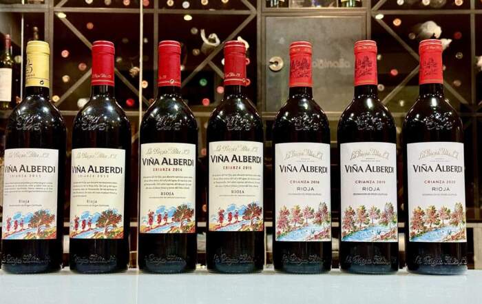 Cata Vertical Viña Alberdi La Rioja Alta