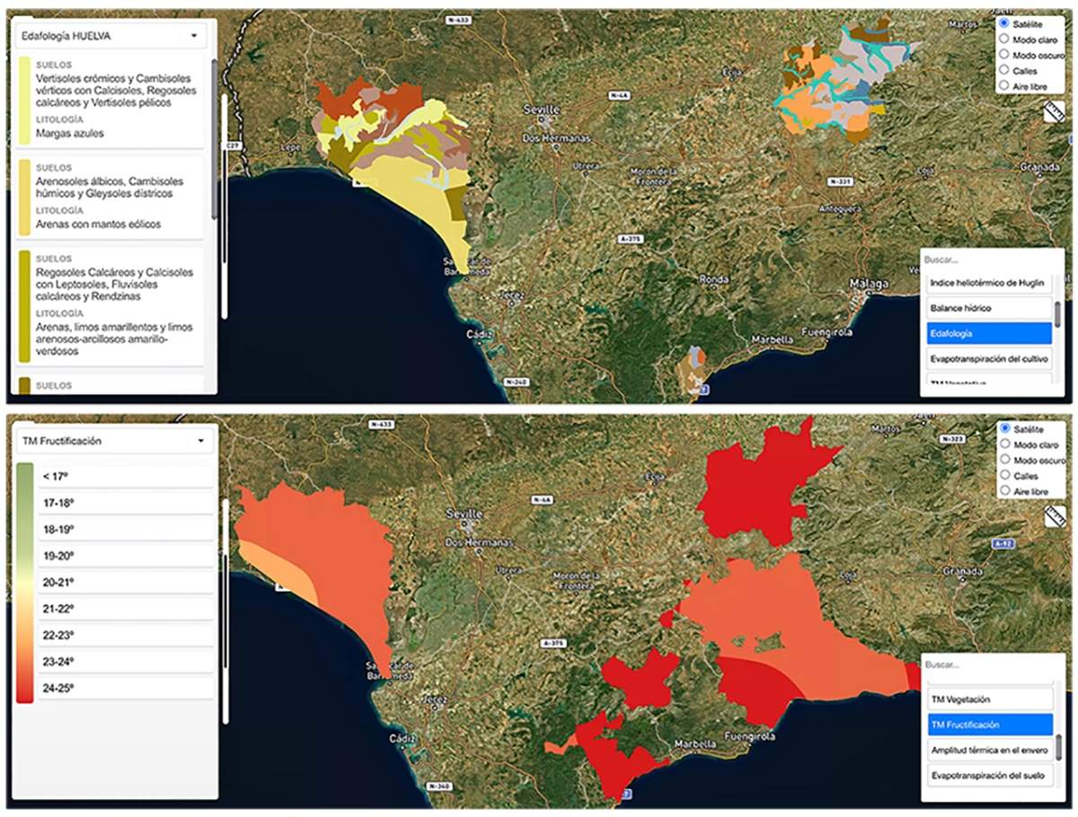 GOPAGOS zonificación Pagos de Andalucía