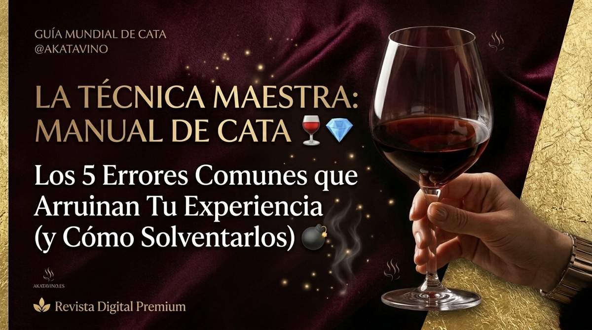 Portada Como catar vino los errores mas comunes